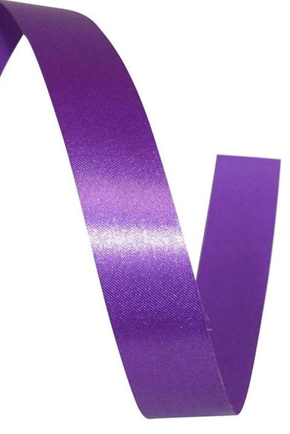 Shop For 7/8in Satin Supreme Non - Wired Ribbon: Purple (100 Yards)