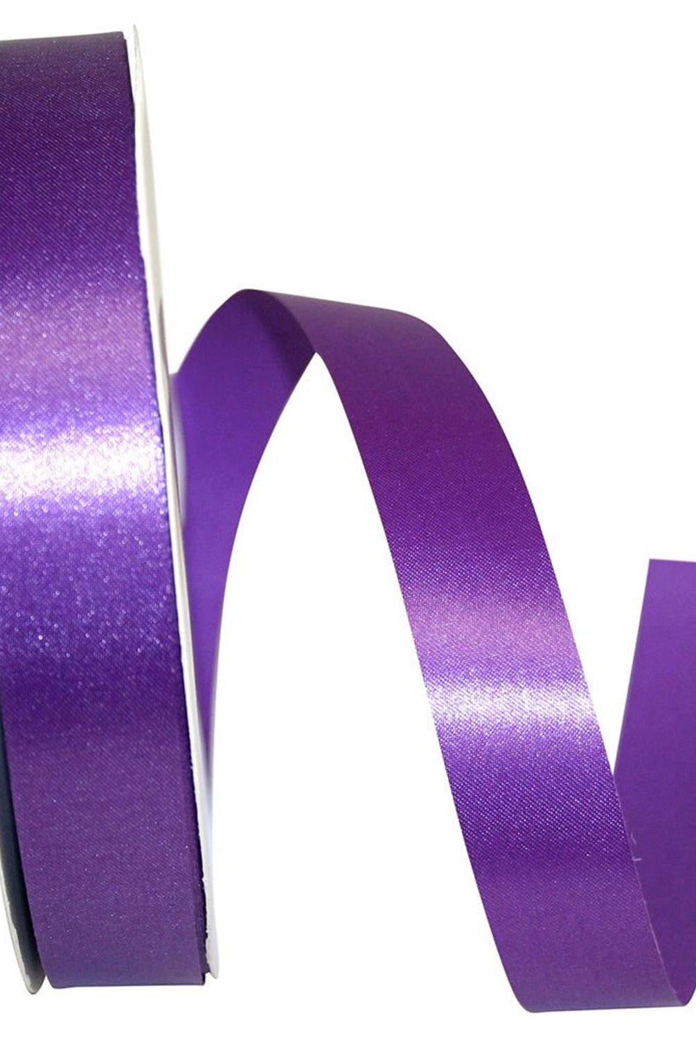 Shop For 7/8in Satin Supreme Non - Wired Ribbon: Purple (100 Yards)