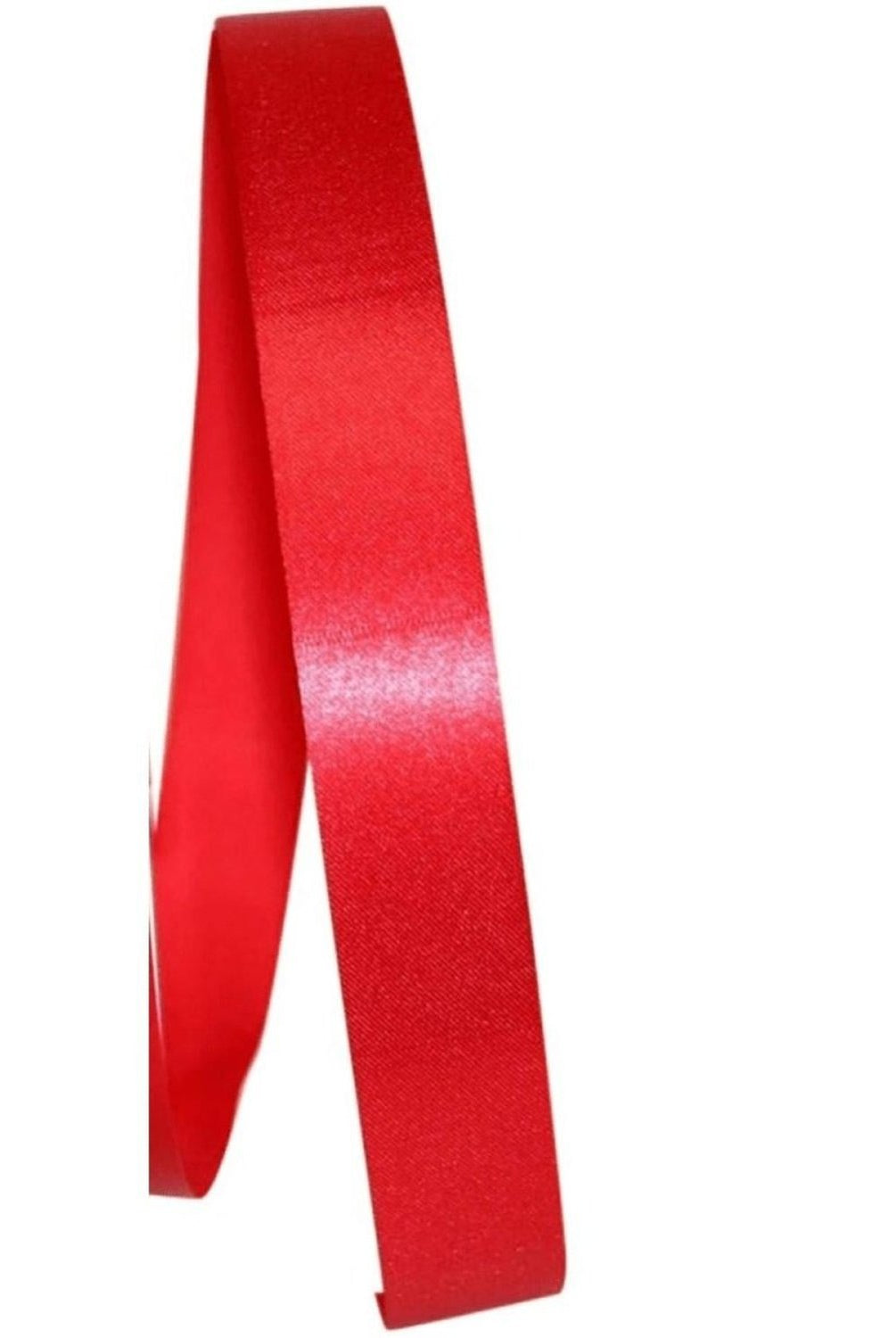 Shop For 7/8in Satin Supreme Non - Wired Ribbon: Red (100 Yards)