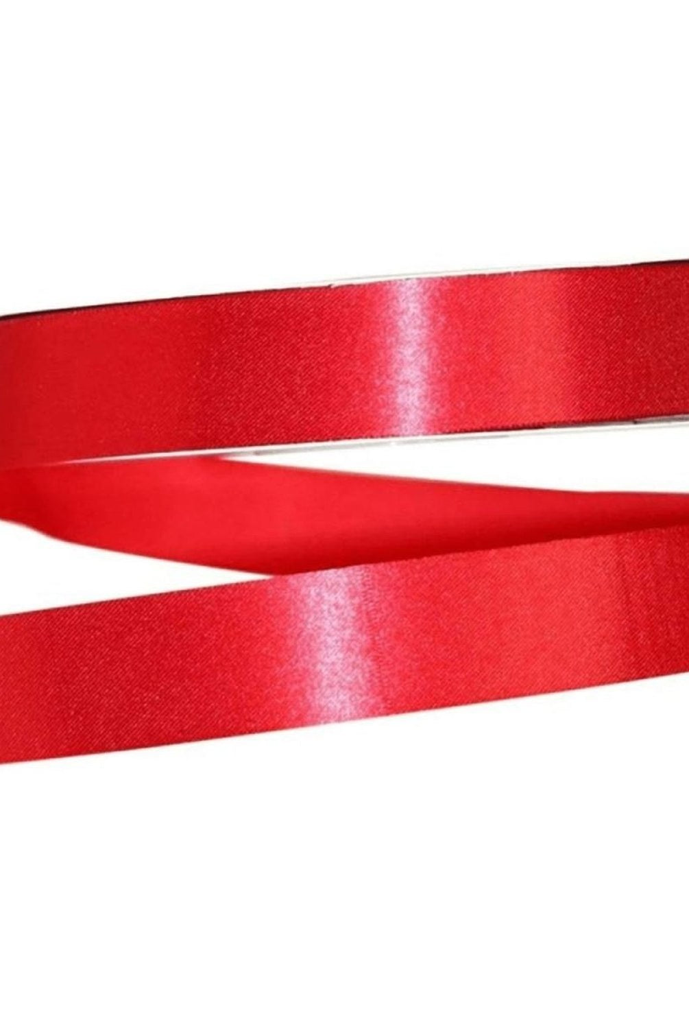 Shop For 7/8in Satin Supreme Non - Wired Ribbon: Red (100 Yards)