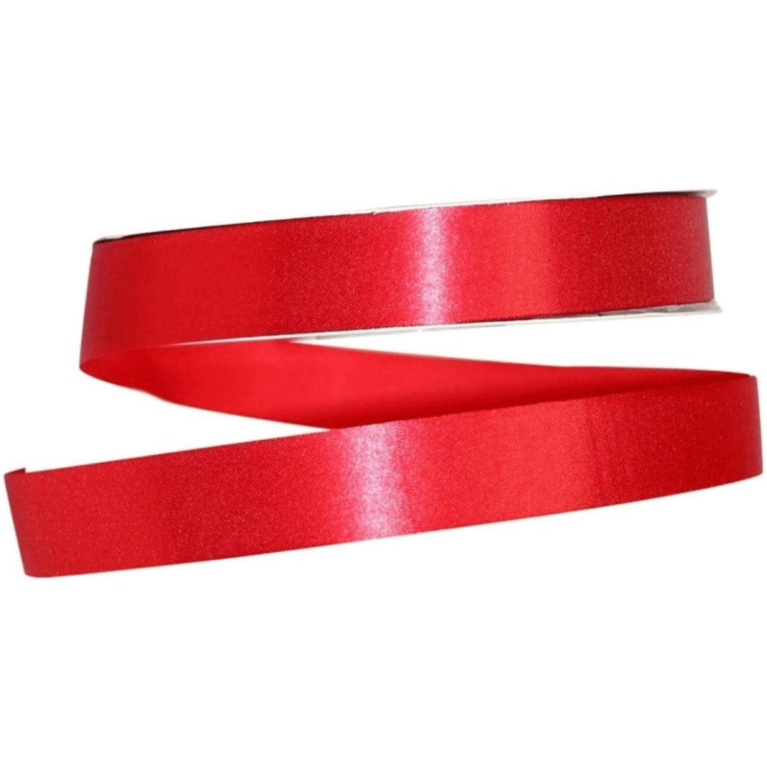 Shop For 7/8in Satin Supreme Non - Wired Ribbon: Red (100 Yards)