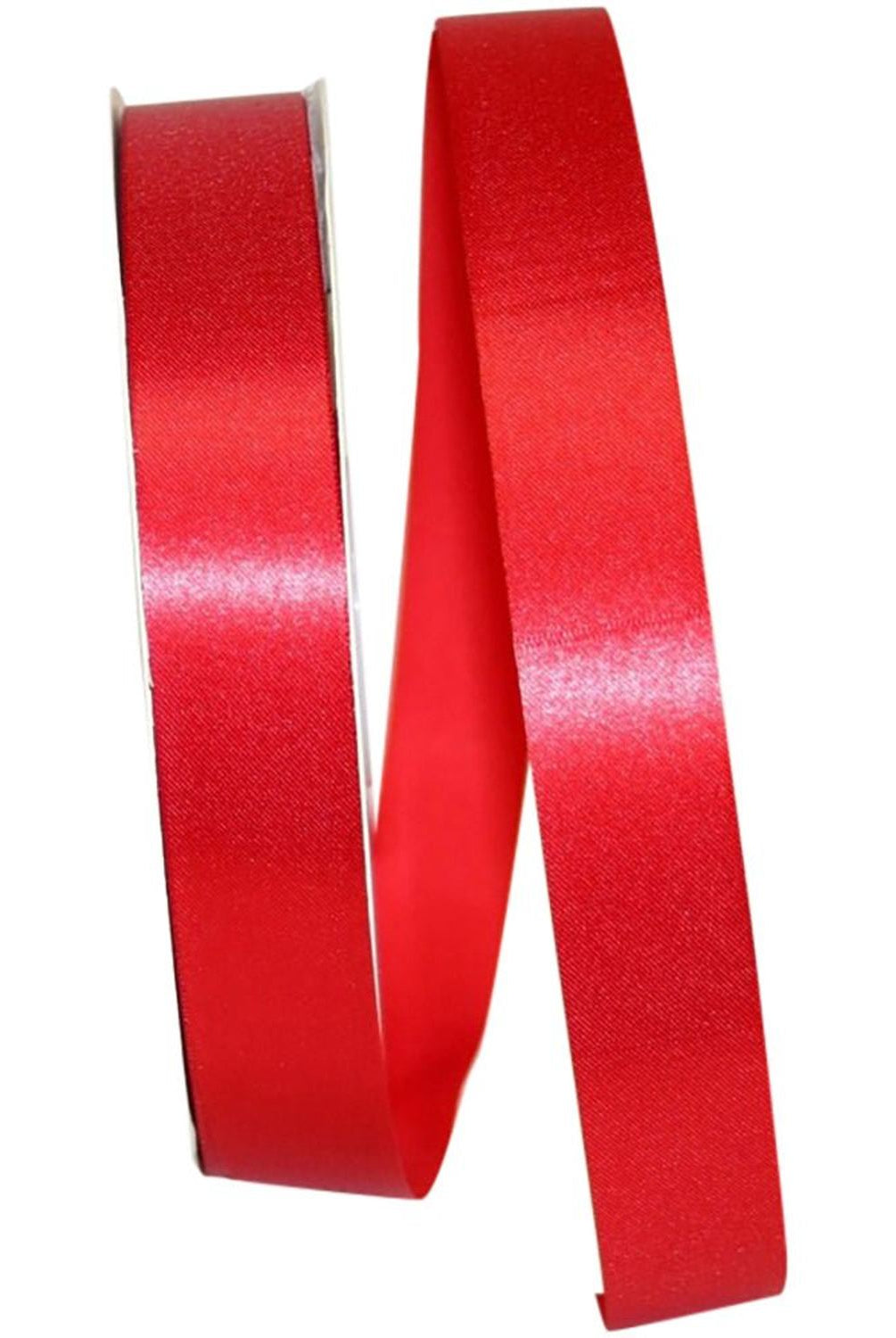 Shop For 7/8in Satin Supreme Non - Wired Ribbon: Red (100 Yards)