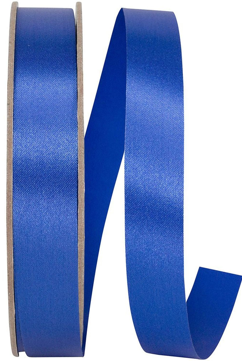 Shop For 7/8in Satin Supreme Non - Wired Ribbon: Royal Blue (100 Yards)