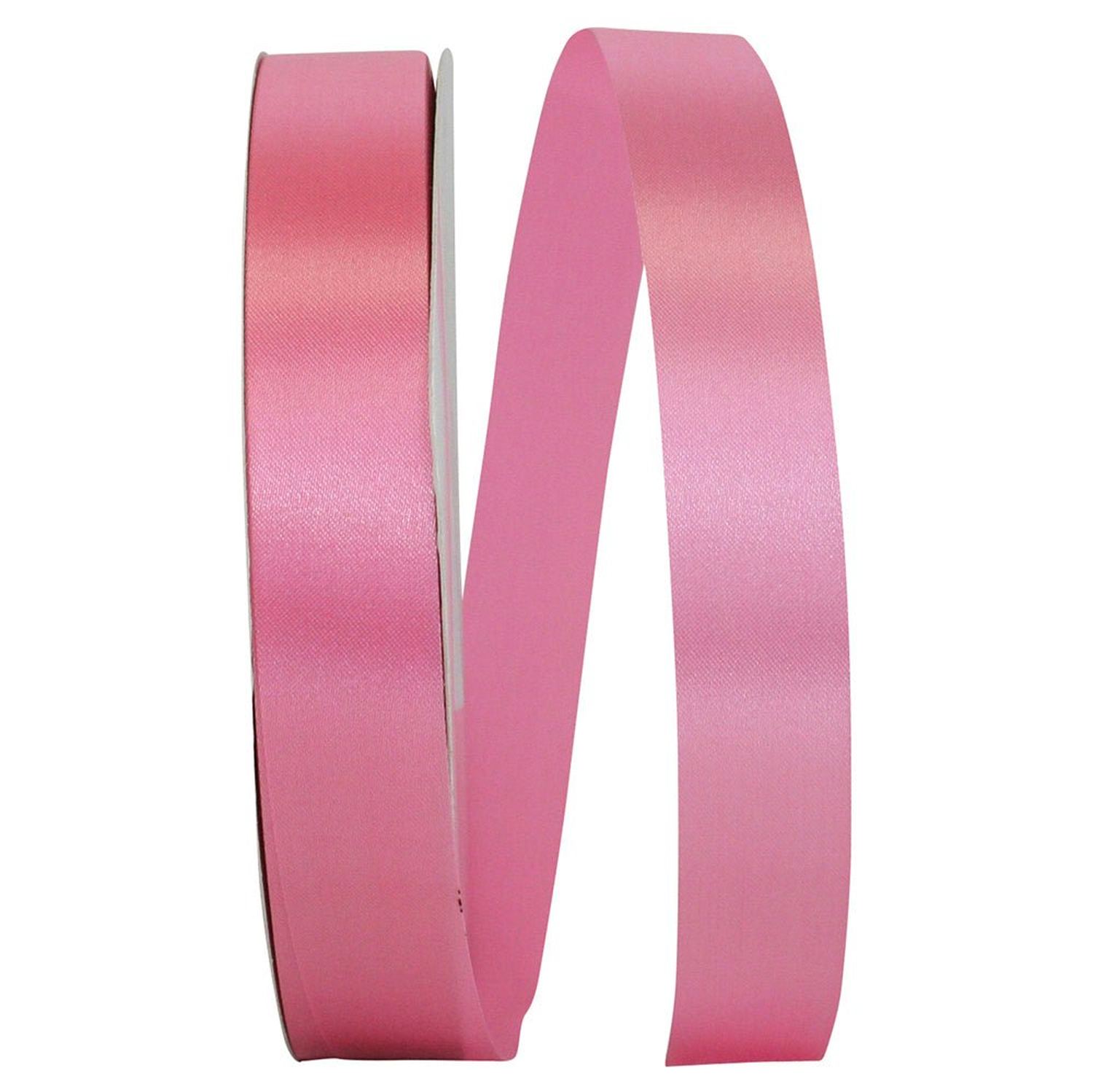 Shop For 7/8in Satin Supreme Non - Wired Ribbon: Shocking Pink (100 Yards)