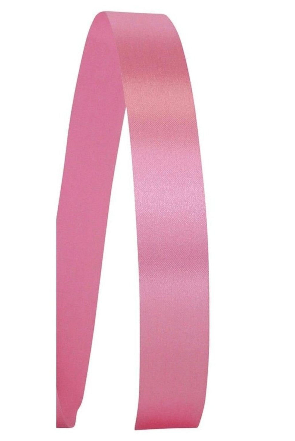 Shop For 7/8in Satin Supreme Non - Wired Ribbon: Shocking Pink (100 Yards)