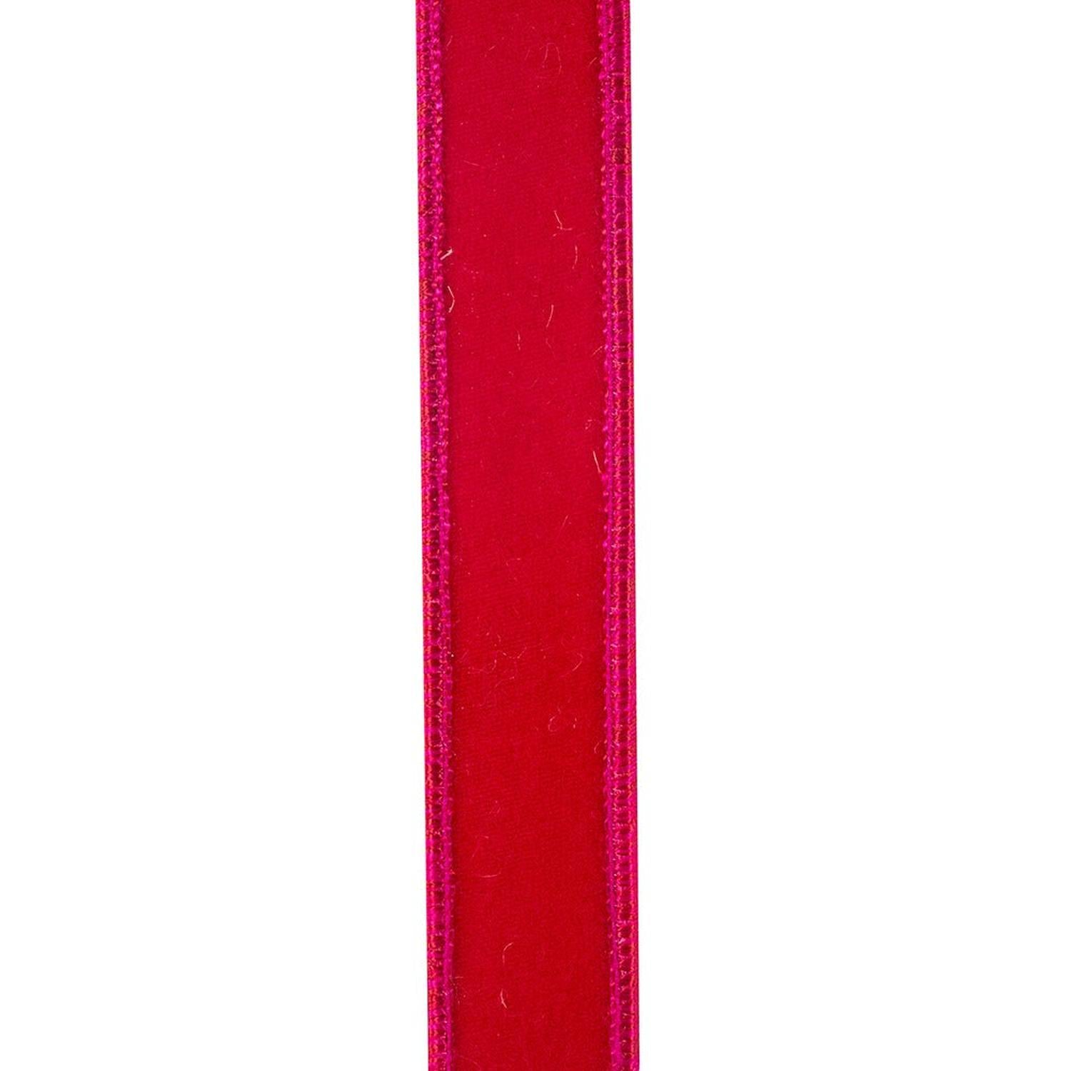 Shop For 7/8in Velvet Deluxe Ribbon: Fuchsia (10 Yards)