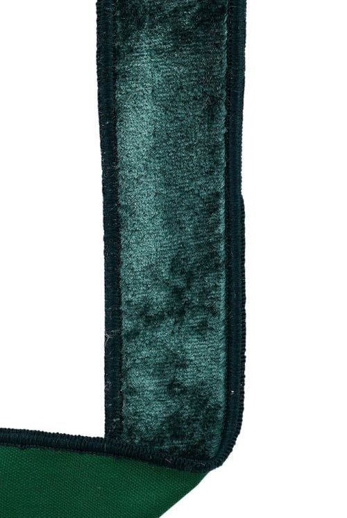 Shop For 7/8in Velvet Moire Fused Ribbon: Emerald Green (10 Yard)