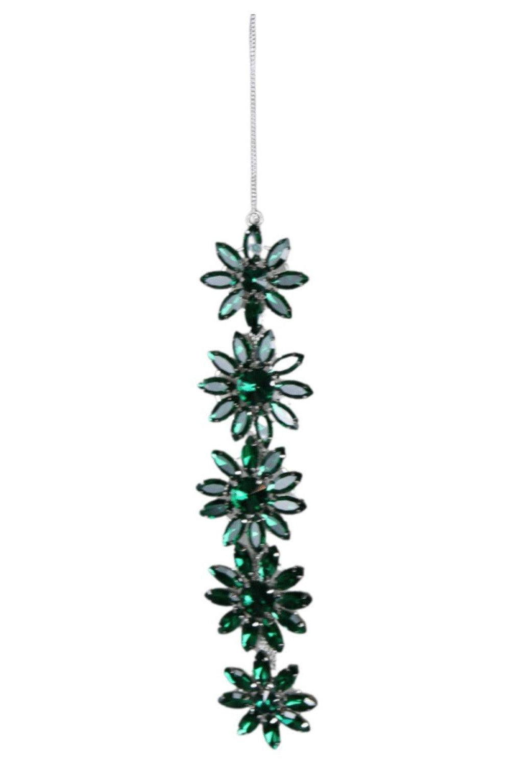 7.9" Rhinestone Faux Jewel Ornaments
