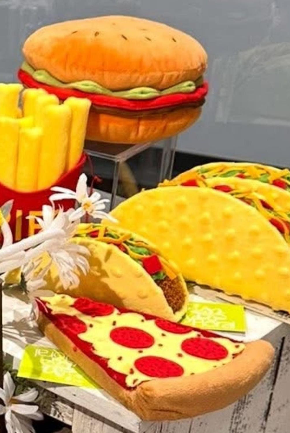 7in Plush Taco Wreath Accent