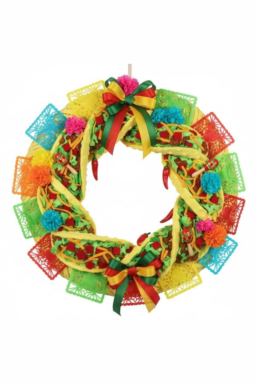 Shop For 7in Plush Taco Wreath Accent