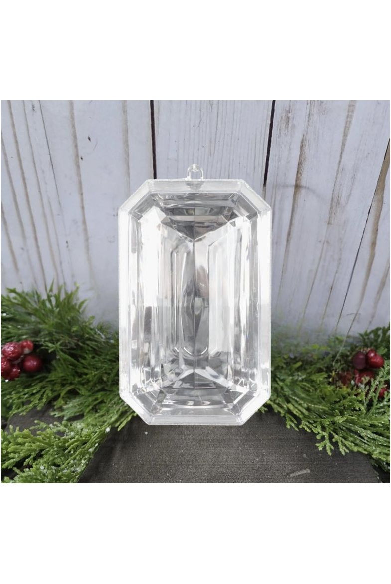 Shop For 8" Acrylic Rectangle Jewel Ornament: Clear at Michelle's aDOORable Creations