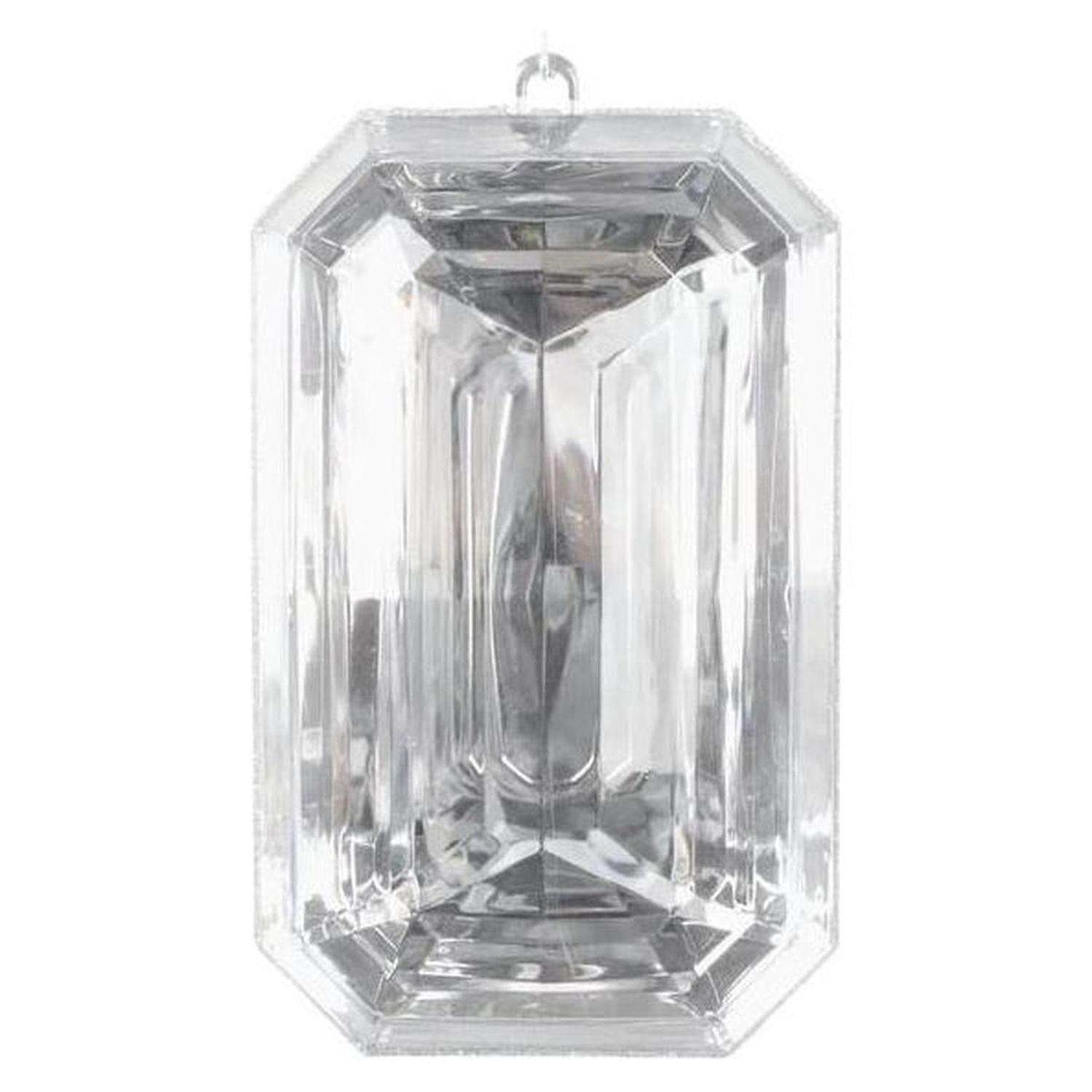 Shop For 8" Acrylic Rectangle Jewel Ornament: Clear