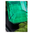 Shop For 8" Acrylic Rectangle Jewel Ornament: Emerald Green at Michelle's aDOORable Creations