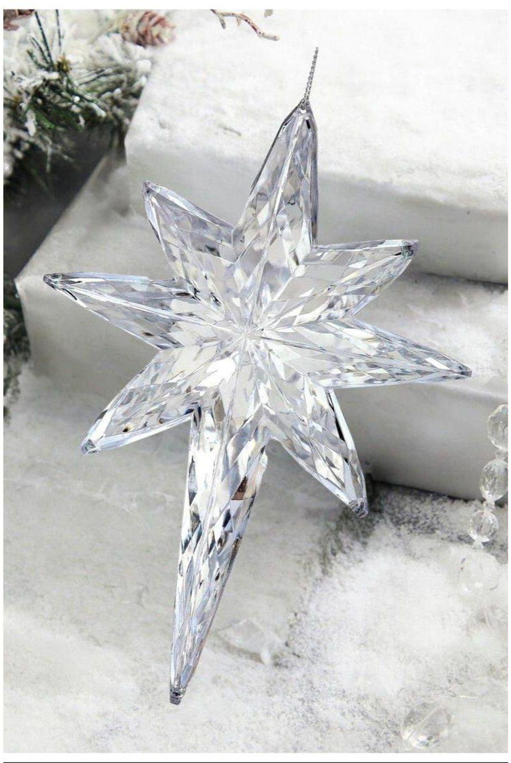 Shop For 8" Acrylic Star Of Bethlehem Ornament