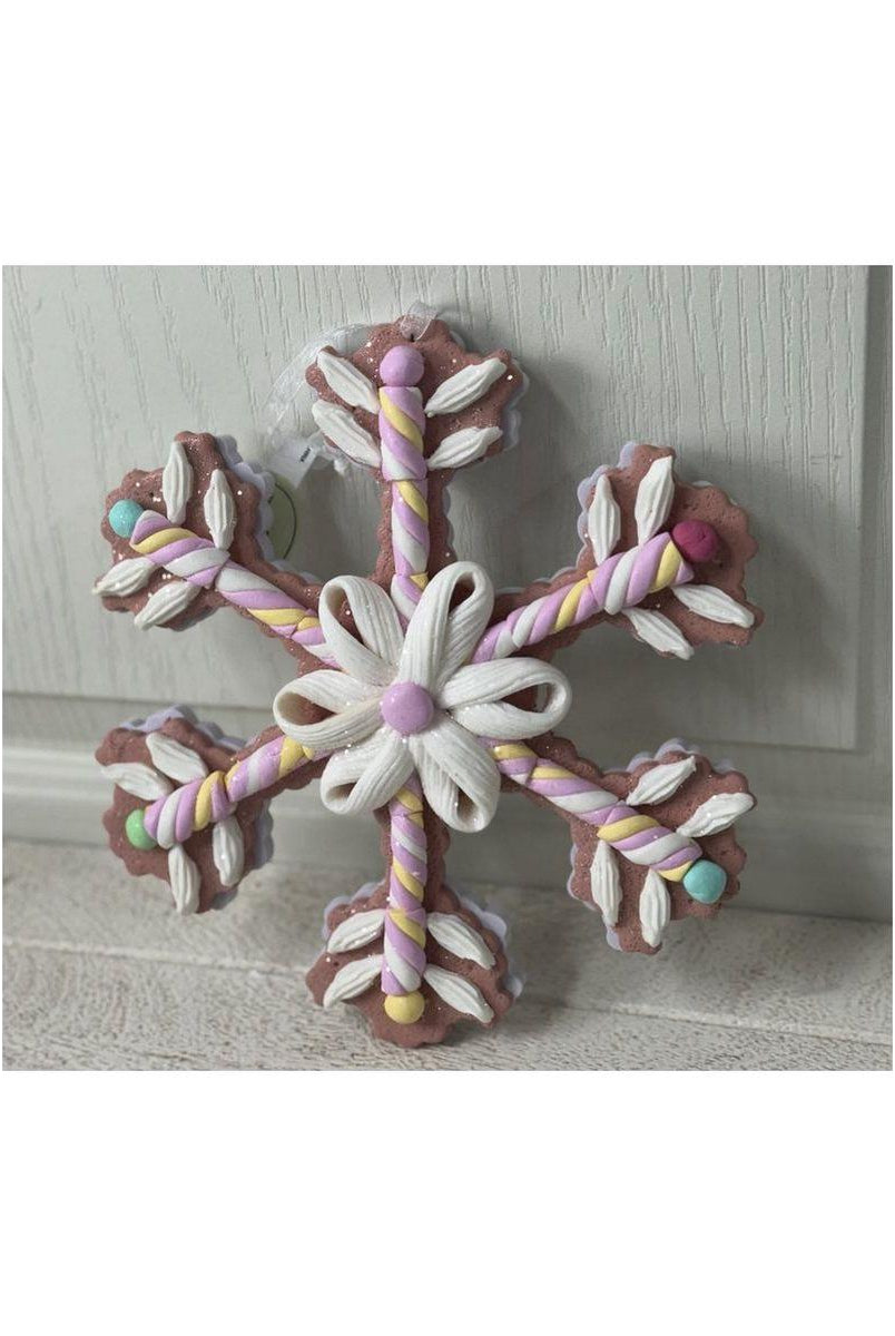 Shop For 8" Claydough Candy Snowflake Ornament