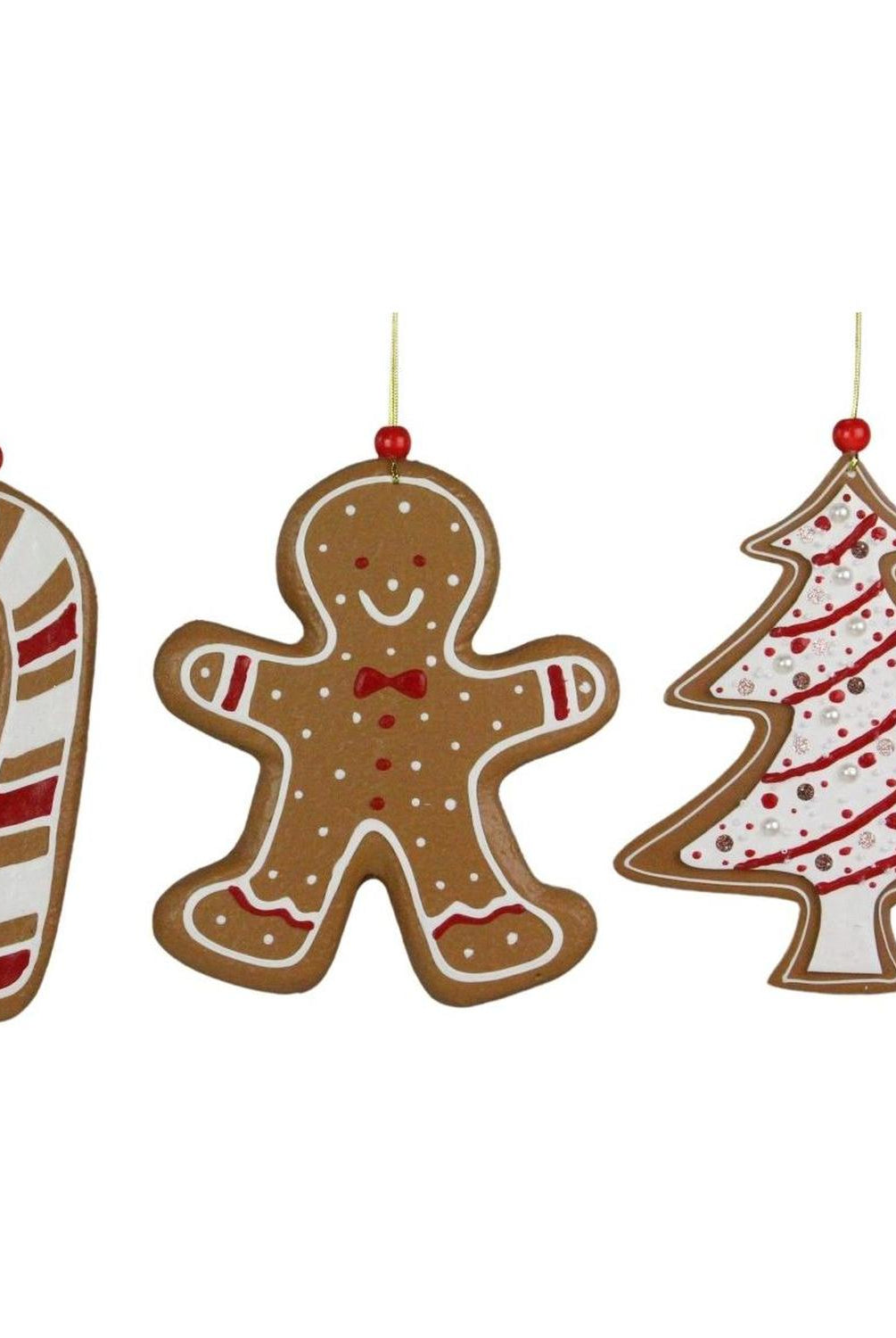 8" Gingerbread Cookie Ornaments