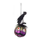 Shop For 8" Glitter Pumpkin with Crow Hanger