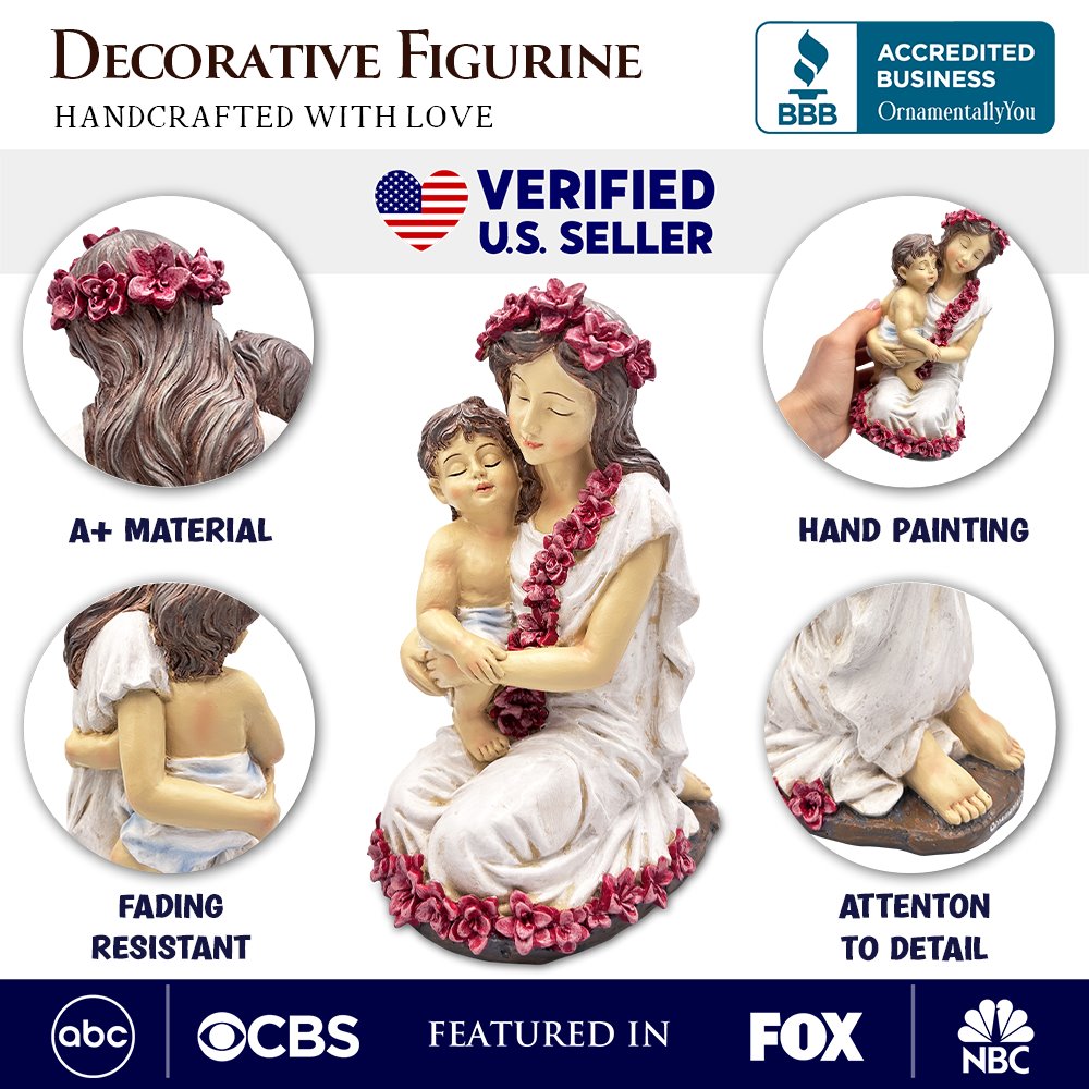 Shop For 8 inch Child and Mom Tabletop Statue