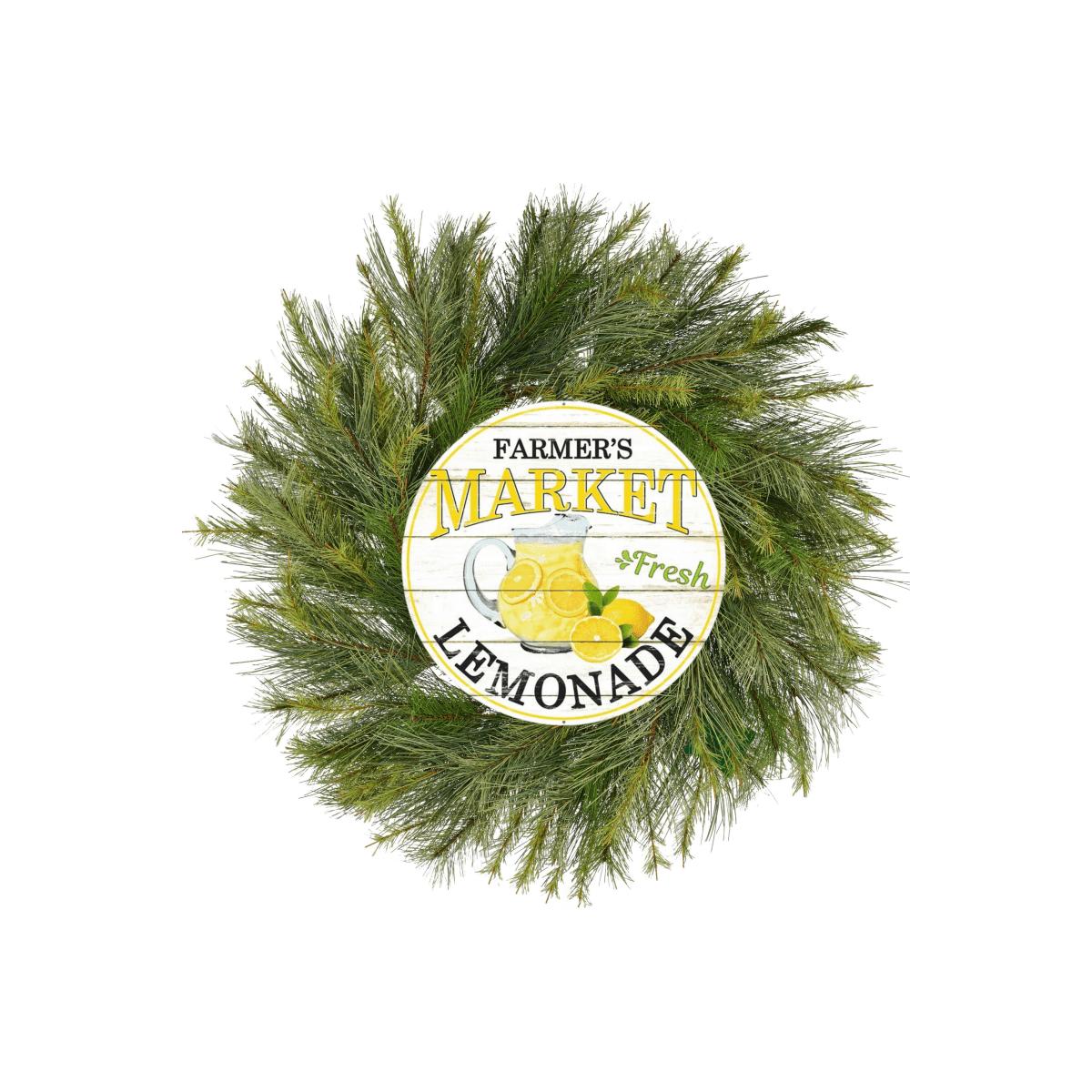 Shop For 8" Metal Farmer's Market Sign: Lemonade