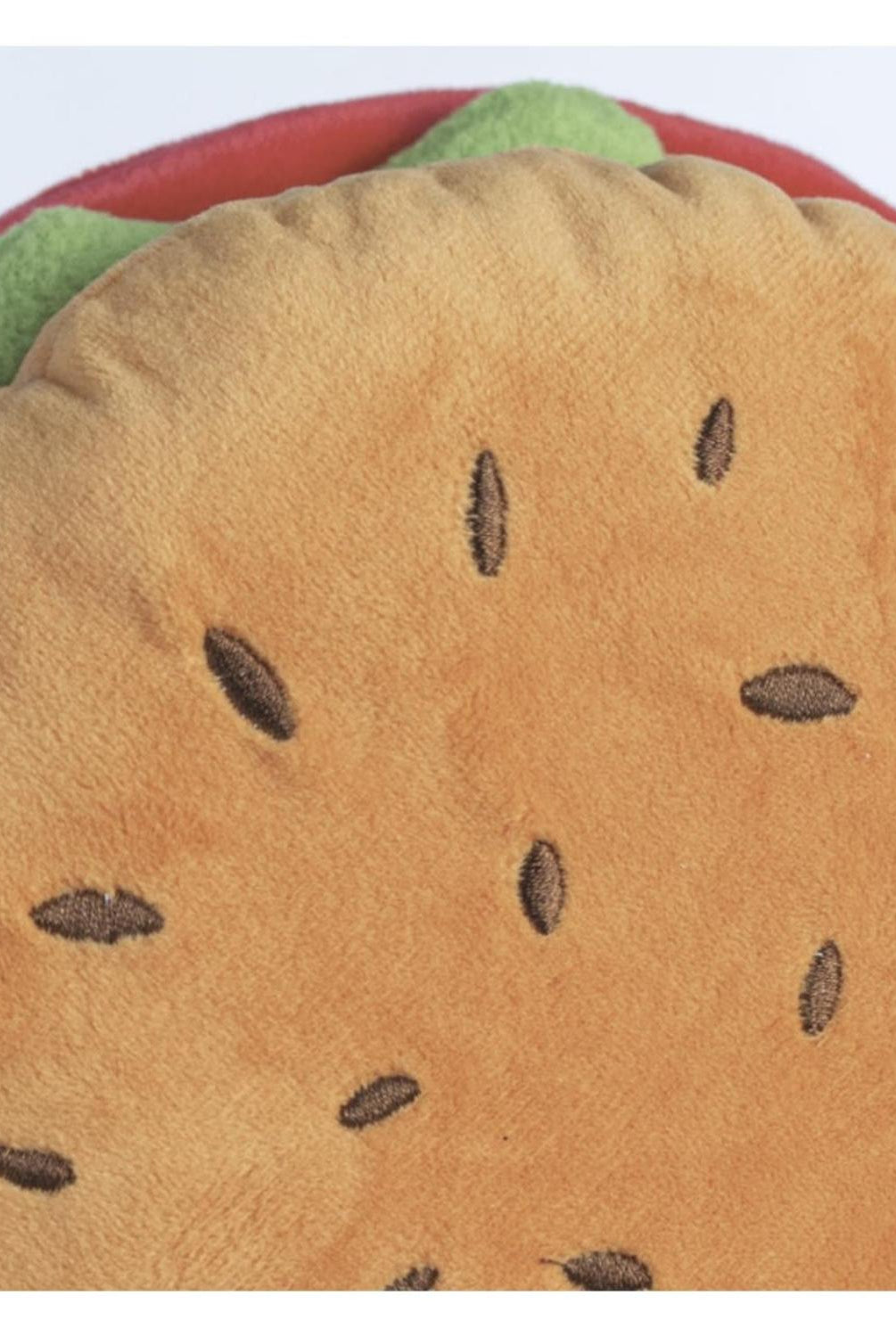 8" Plush Burger Accent