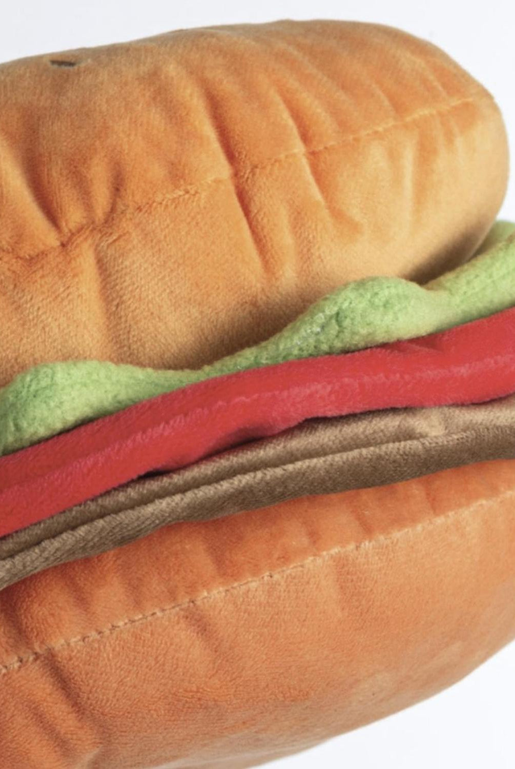 8" Plush Burger Accent