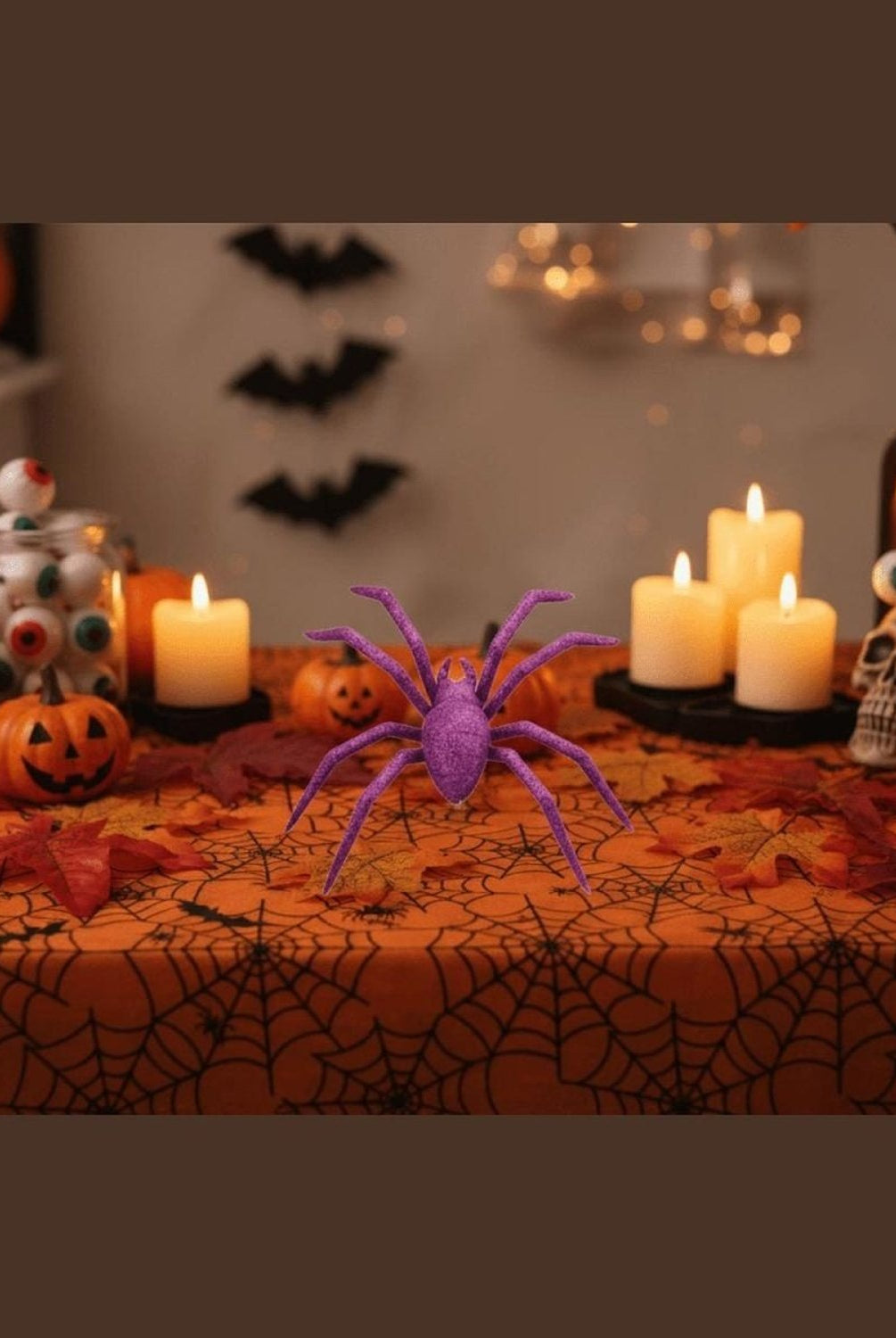 Shop For 8" Purple Glitter Spider