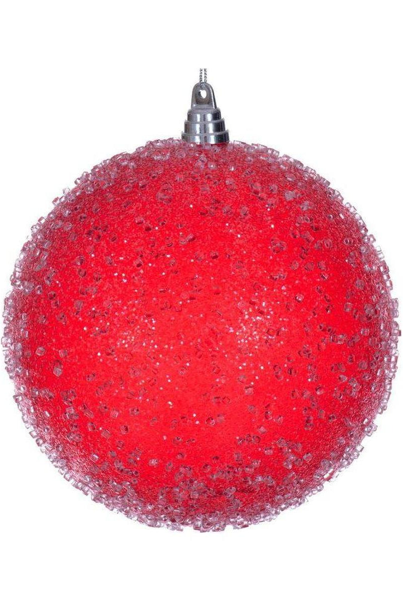 Shop For 8" Red Icy Sugar Ball