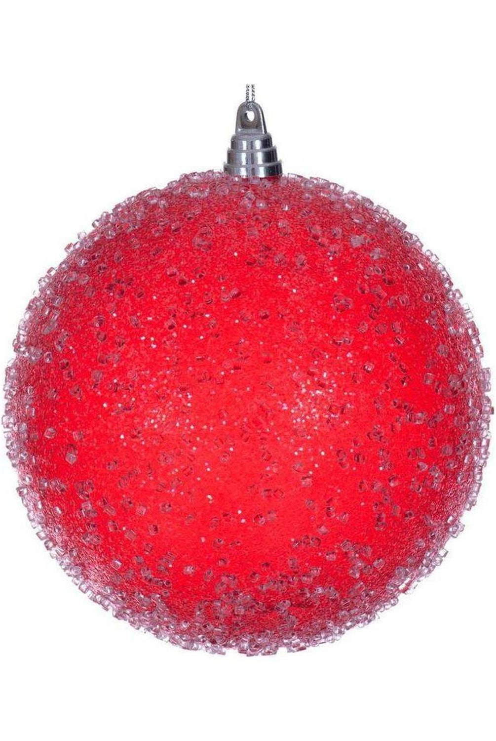 Shop For 8" Red Icy Sugar Ball