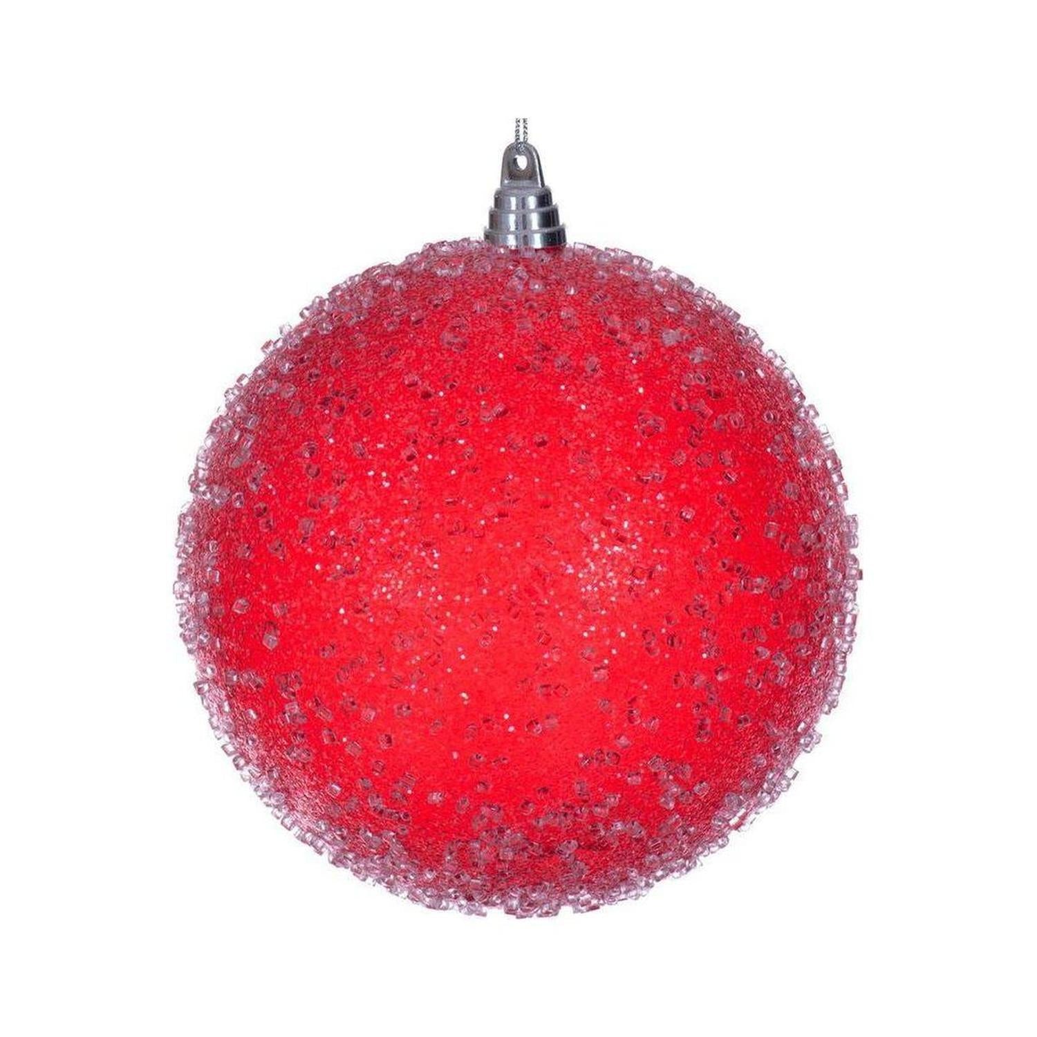Shop For 8" Red Icy Sugar Ball