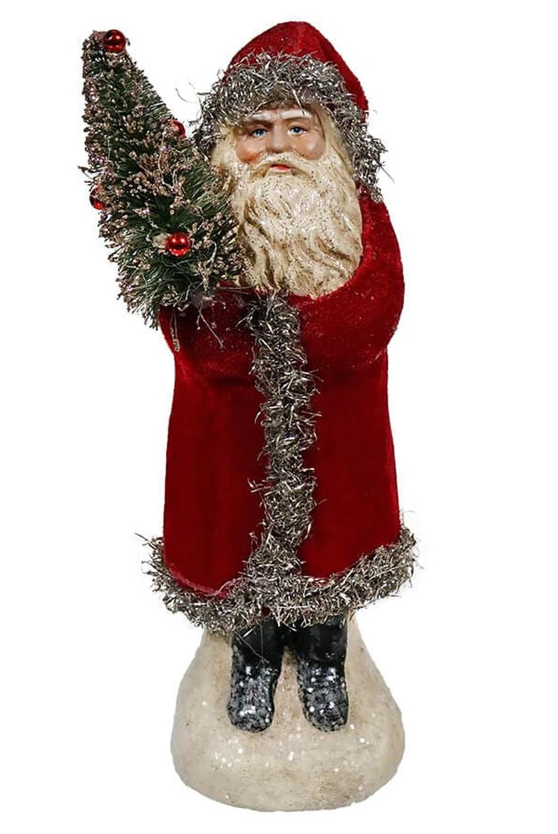 Shop For 8.25" Velvet Belsnickle Santa Figurine
