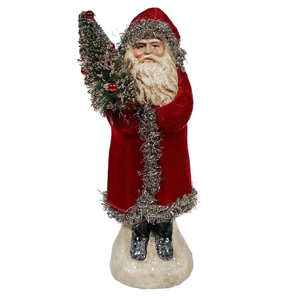 Shop For 8.25" Velvet Belsnickle Santa Figurine