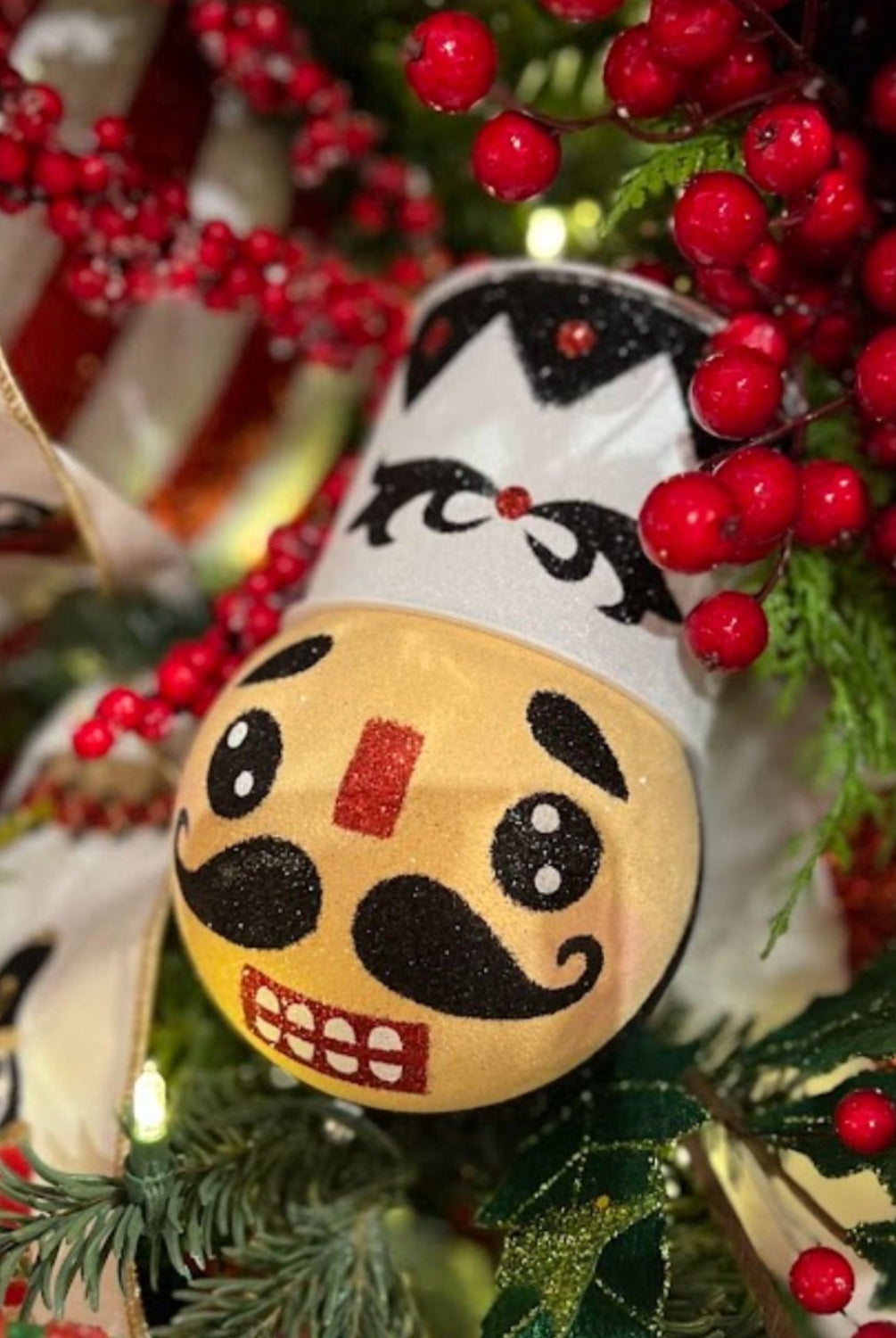 Shop For 8.5" Holiday Nutcracker Ornament: Black & White