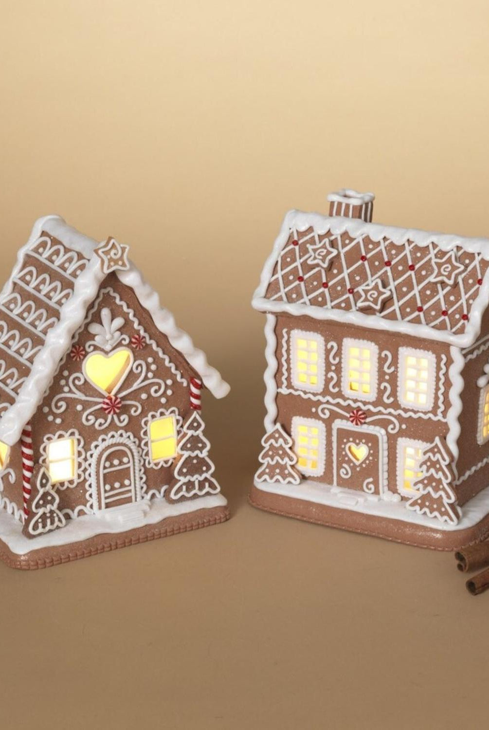 8.5" Lighted Holiday Gingerbread House
