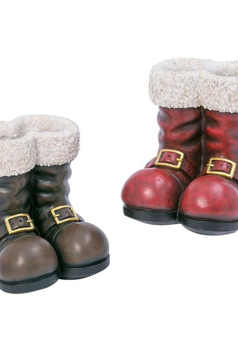 Shop For 8.5" Magnesium Santa Boots Container