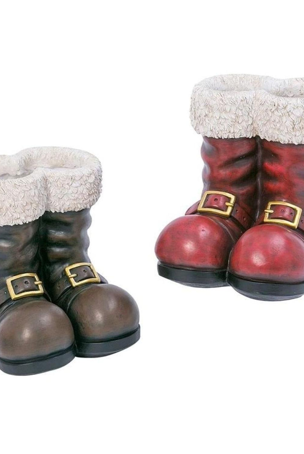 8.5" Magnesium Santa Boots Container