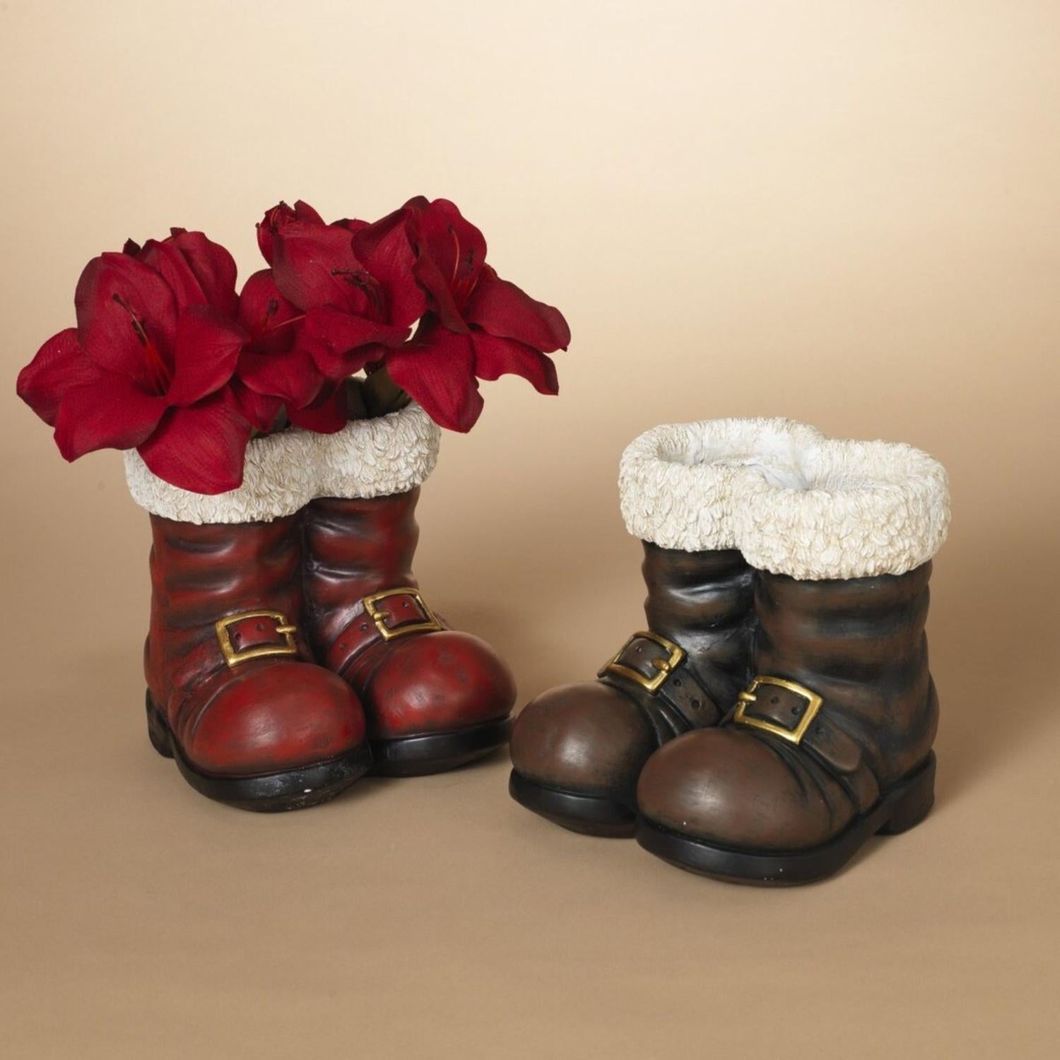 Shop For 8.5" Magnesium Santa Boots Container
