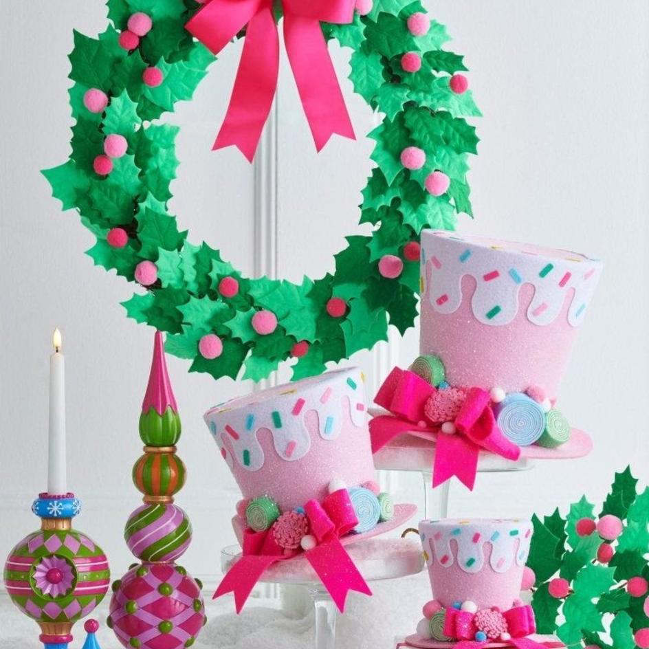 Shop For 8.5" Pink Sprinkles Top Hat