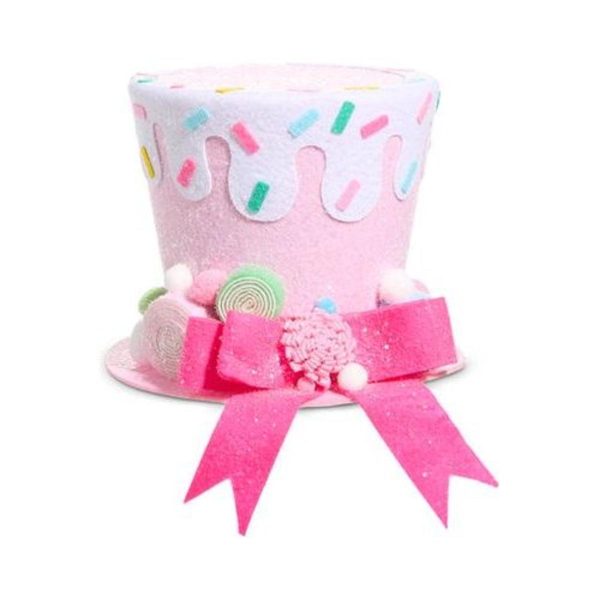 Shop For 8.5" Pink Sprinkles Top Hat