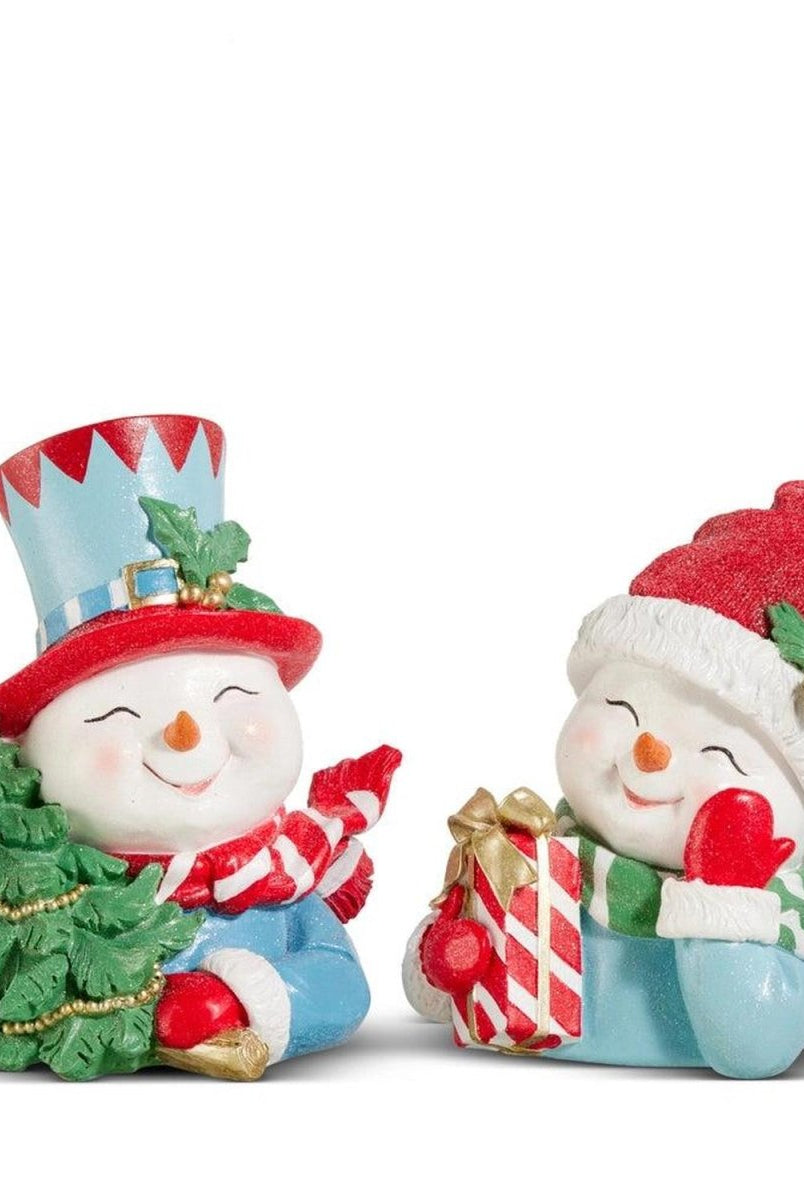 Shop For 8.5in Jolly Snowman Bust, Set of 2
