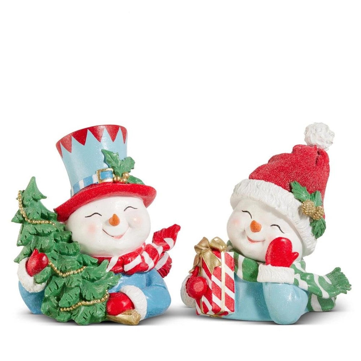 Shop For 8.5in Jolly Snowman Bust, Set of 2