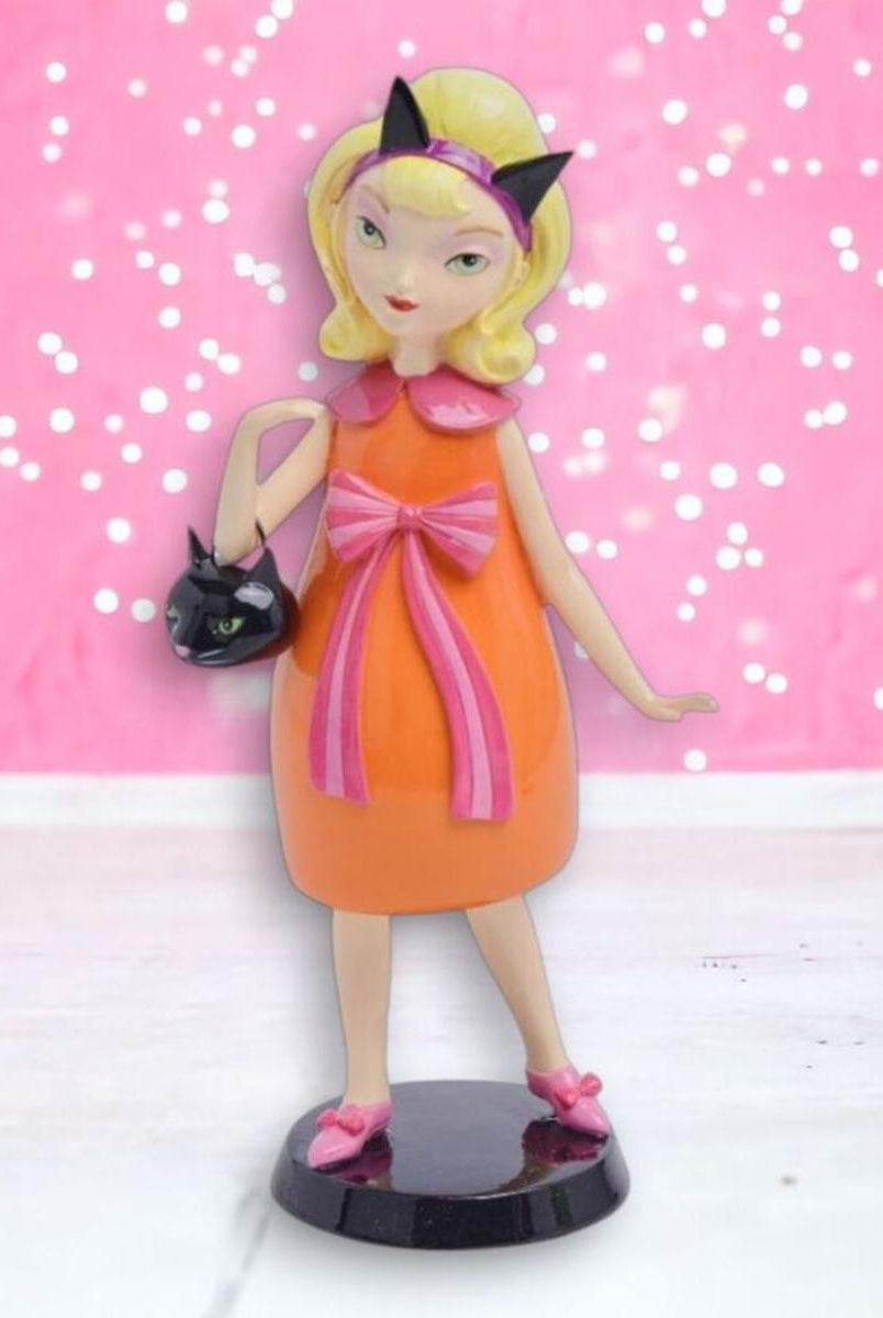 Shop For 8in Cat Mod Girl Halloween Figurine