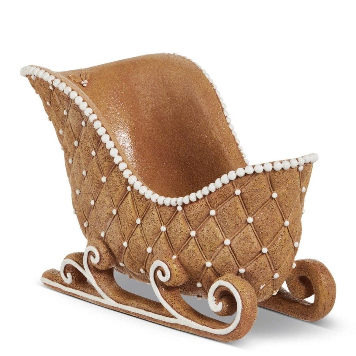 Shop For 8in Gingerbread Pearl Sleigh