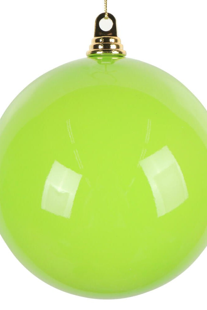 Shop For 8in Lime Enamel Ball (Set of 2)