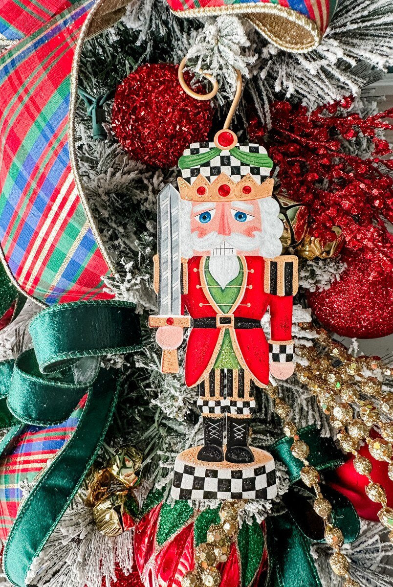 Shop For 8in Metal Elegant Nutcracker Ornament
