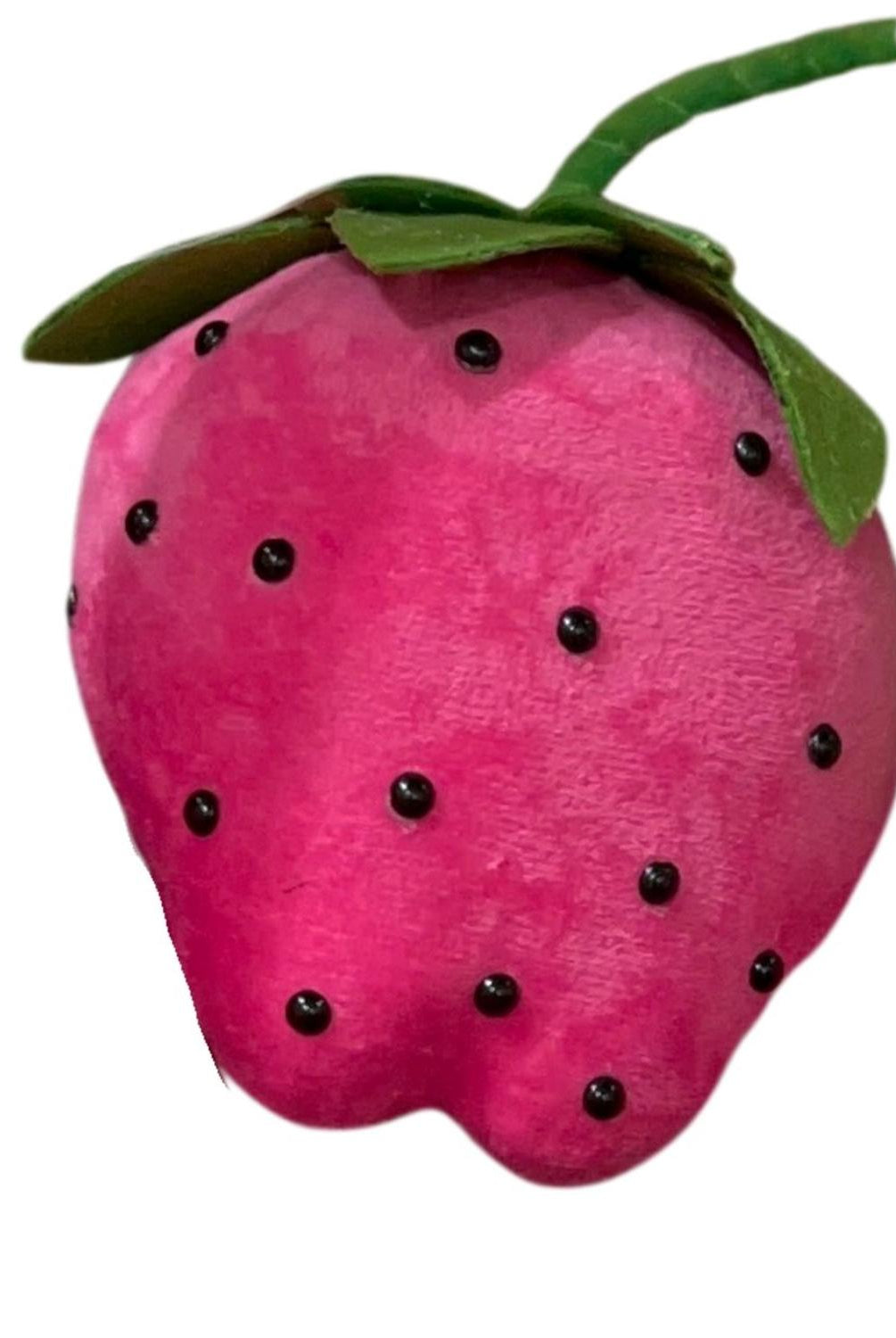 8in Plush Pink Strawberry Accent