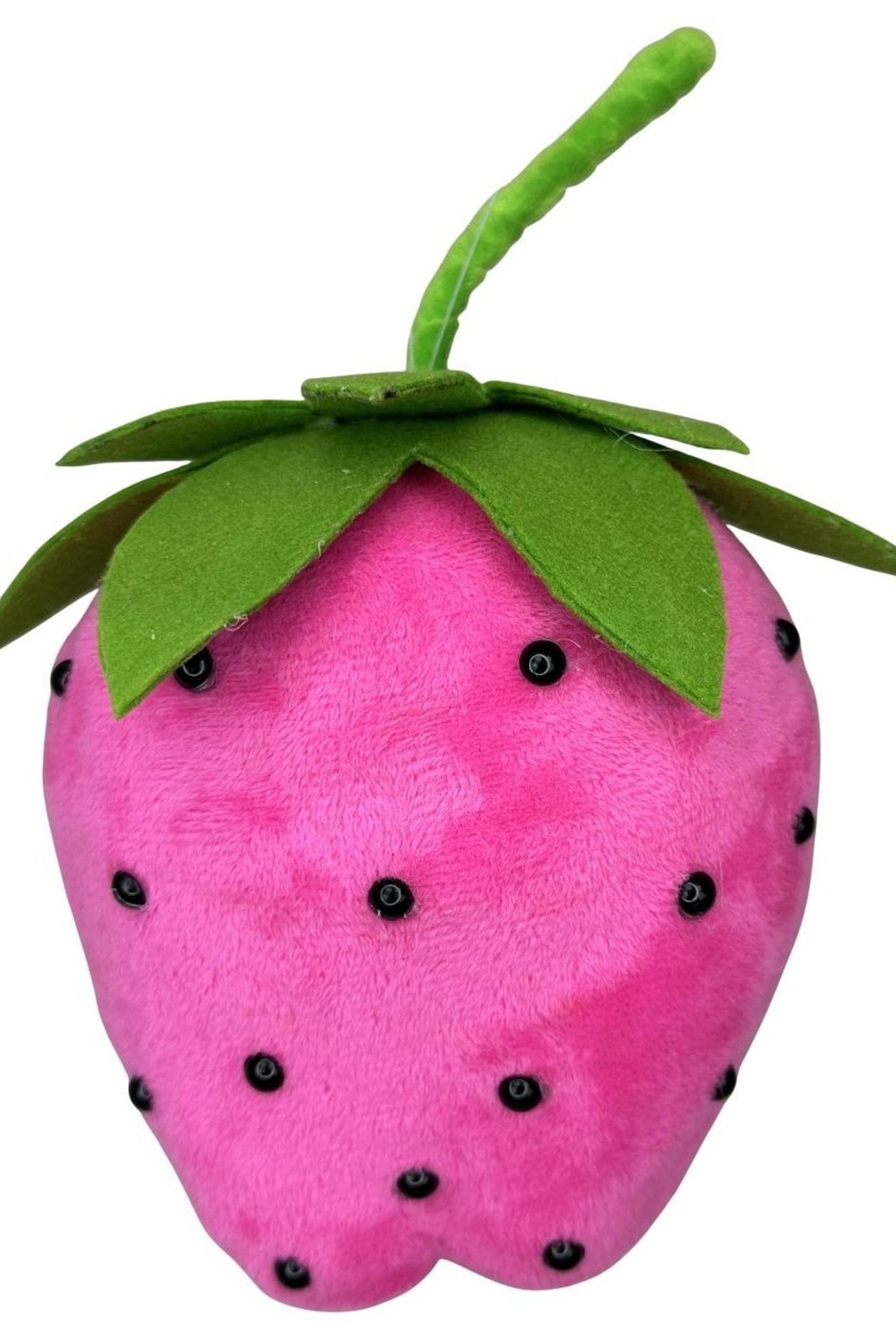 8in Plush Pink Strawberry Accent