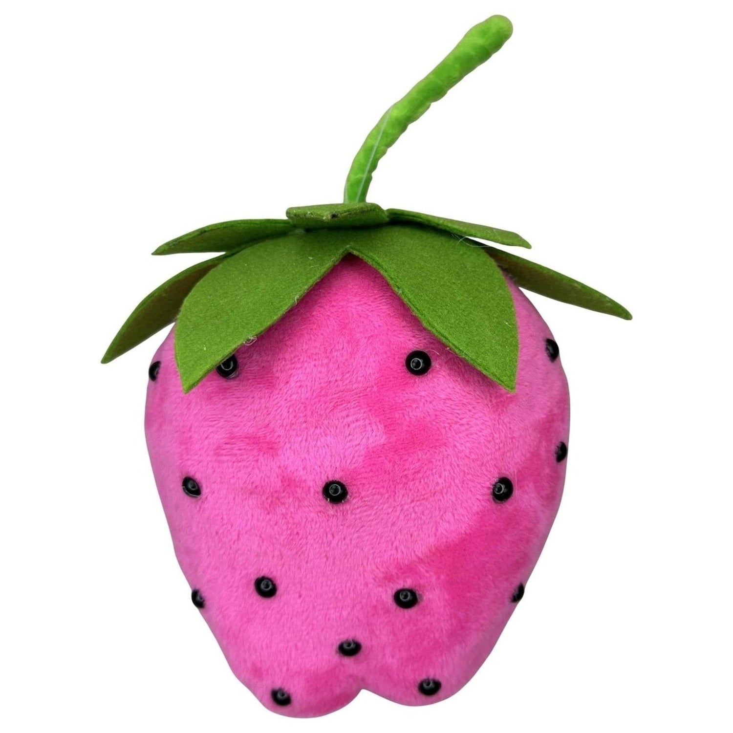 8in Plush Pink Strawberry Accent