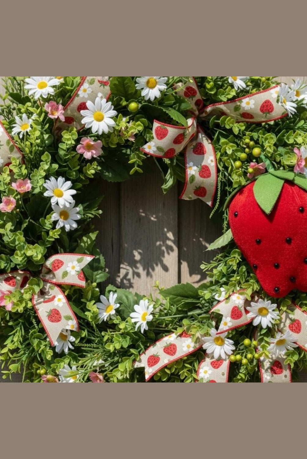 Shop For 8in Plush Red Strawberry Accent