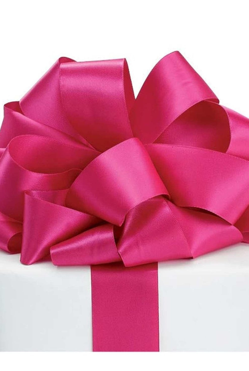 Shop For 9 Double Face Satin Ribbon Non Wired: Azalea (50 Yards)