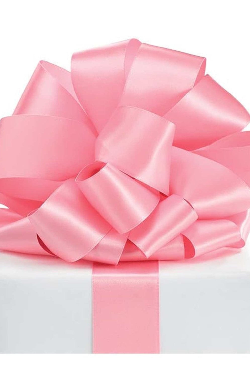 Shop For 9 Double Face Satin Ribbon Non Wired: Light Pink (50 Yards)
